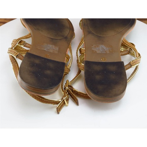 Liz Claiborne Size 10 Sandal Strappy Brown Synthetic Women M - Picture 9 of 10